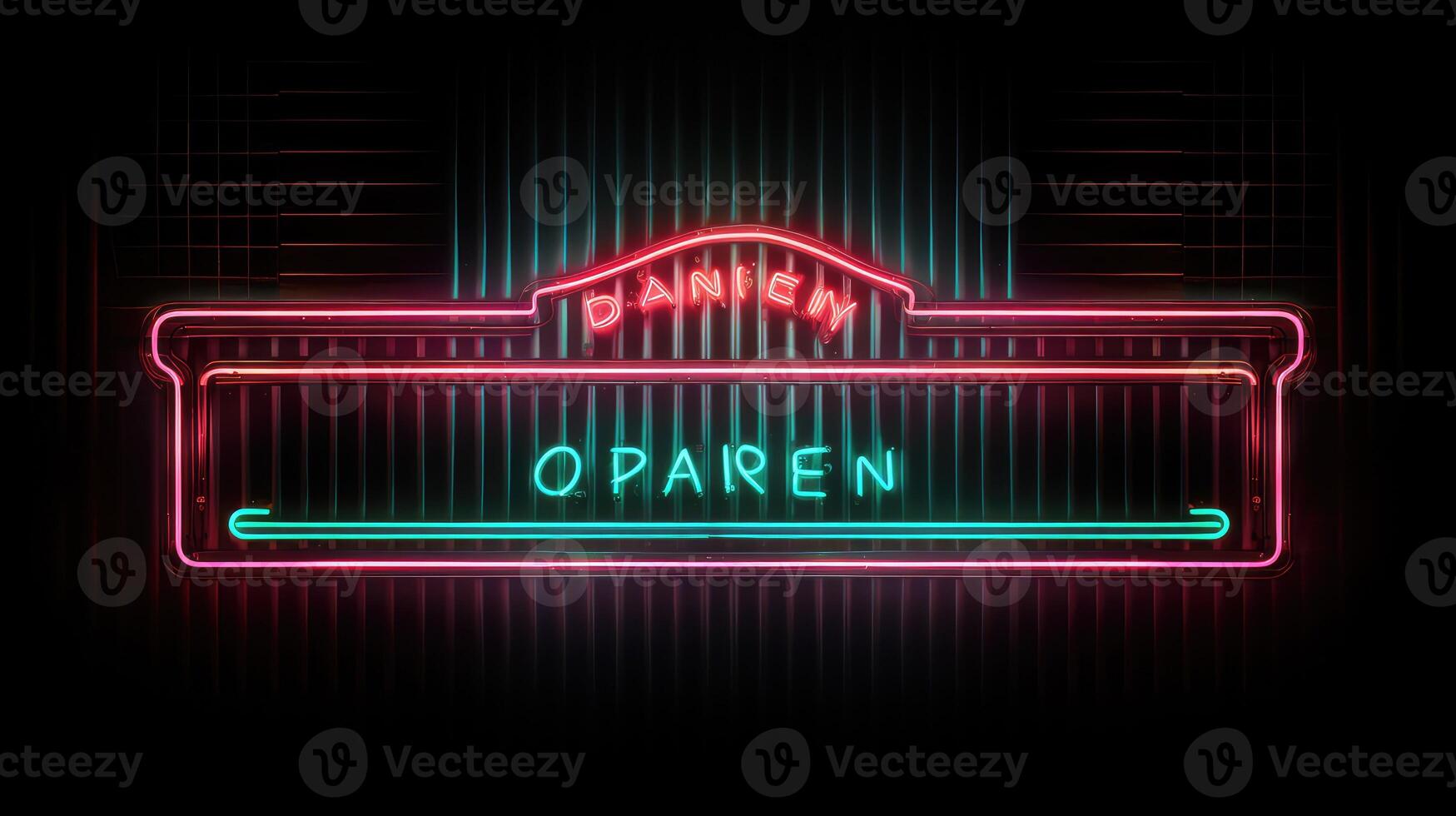 neon pinstripe background photo