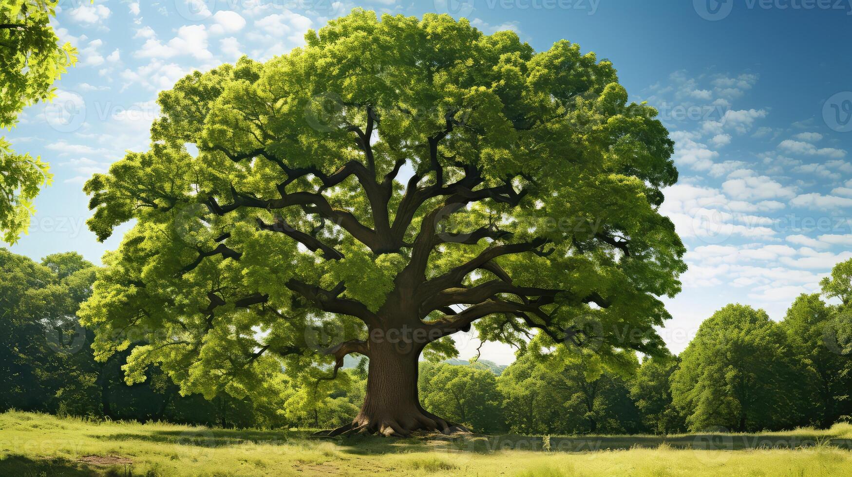 vibrant tree 4 seasons photo