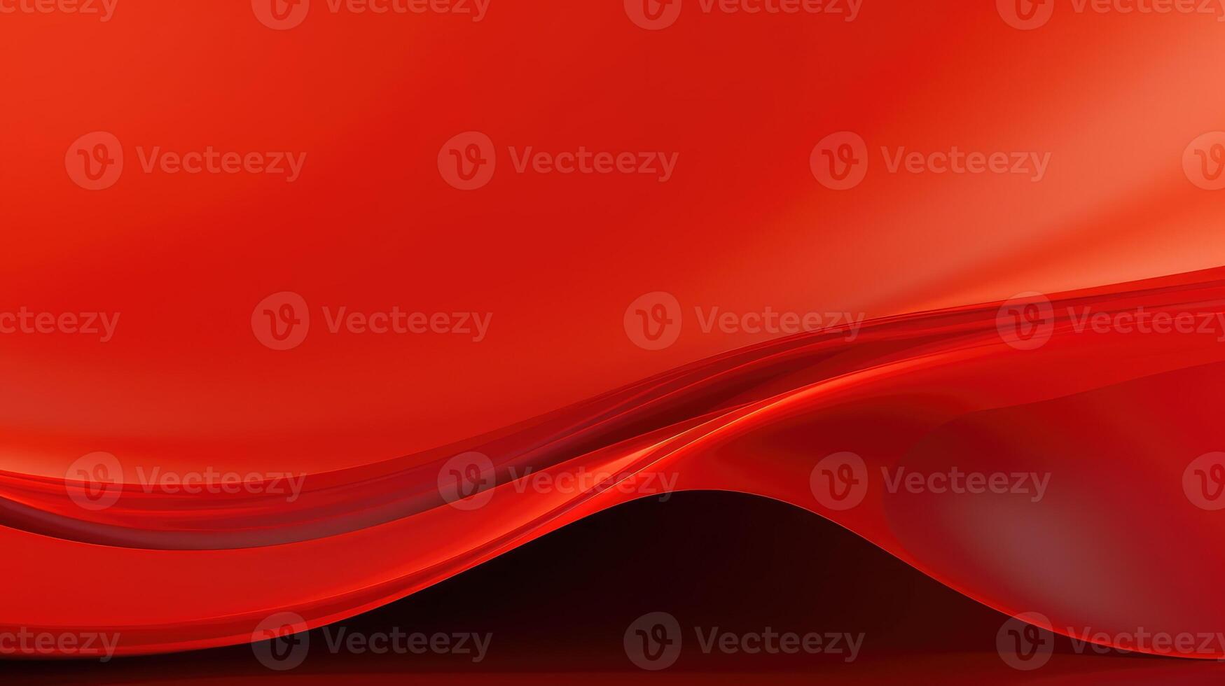 clean red abstract wave photo