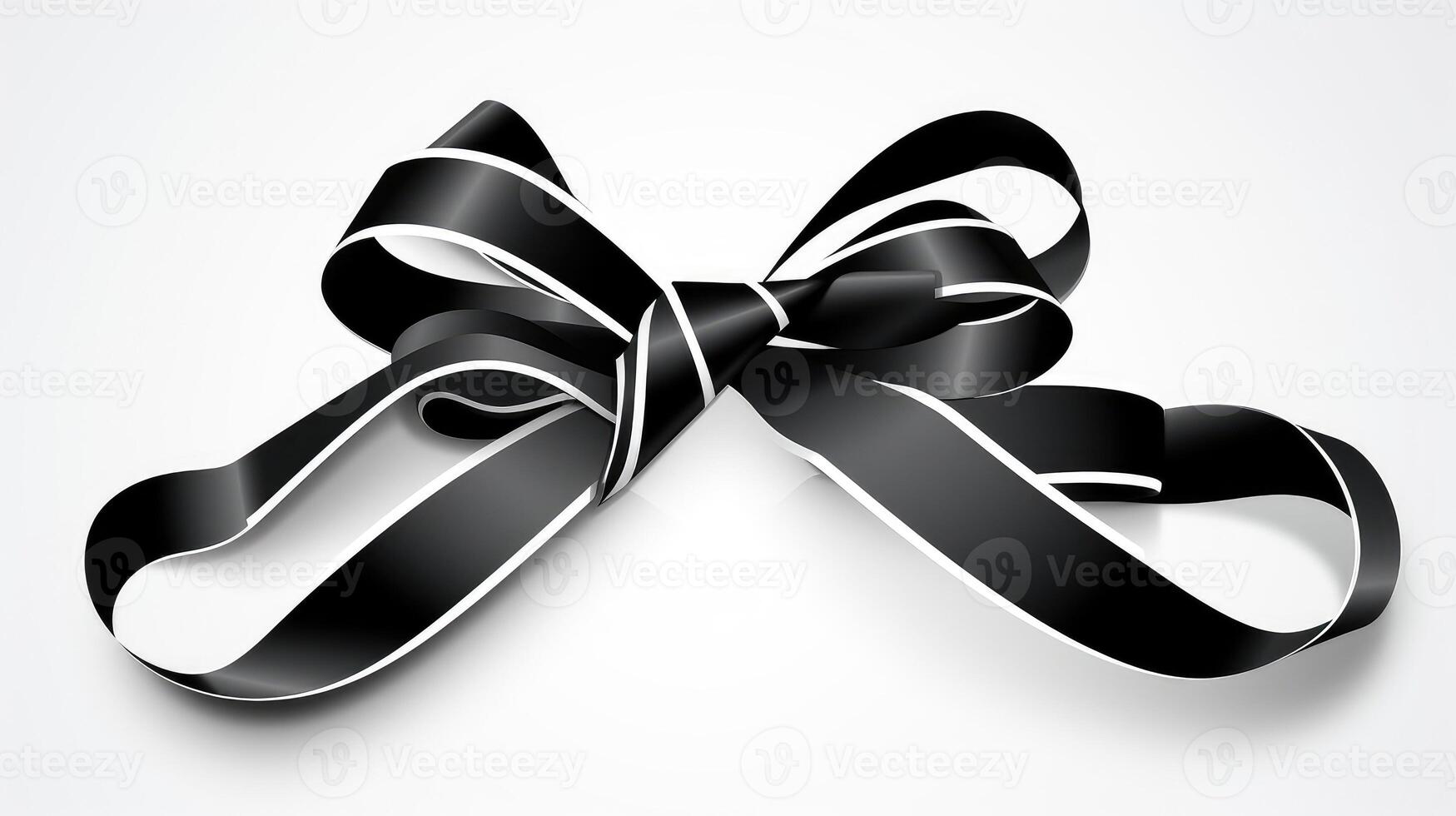 design black and white ribbon clipart photo