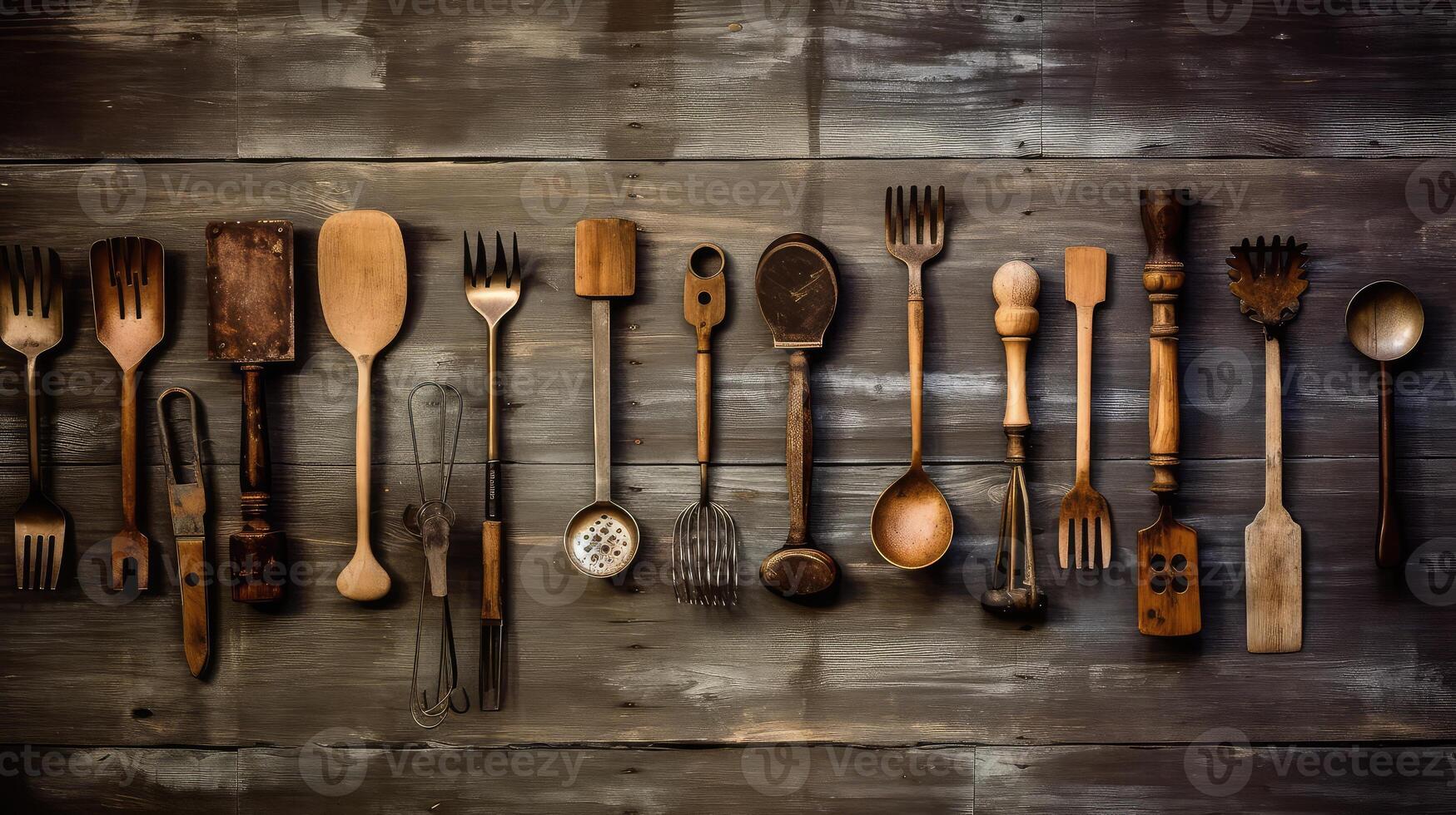 vintage rustic wood background photo