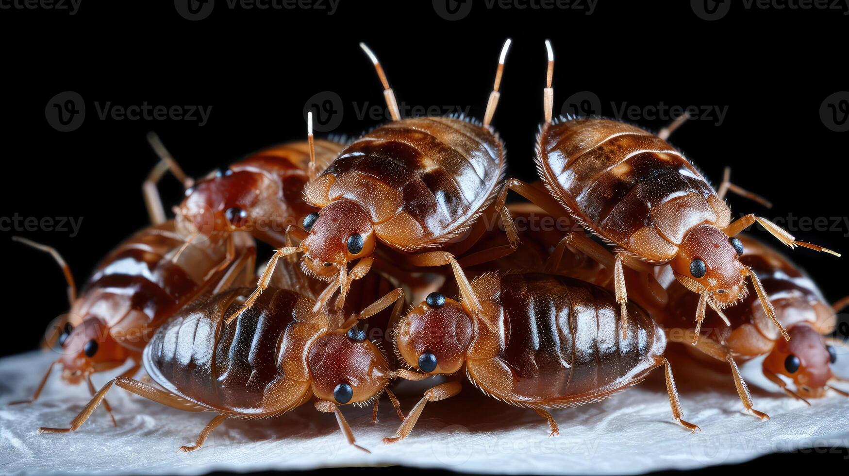 mattress bed bug white background photo