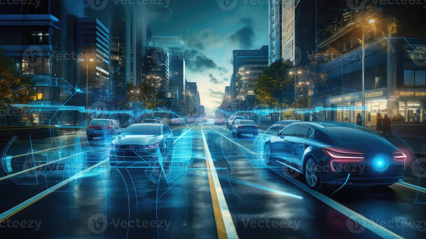 vehicles artificial intelligence road to photo