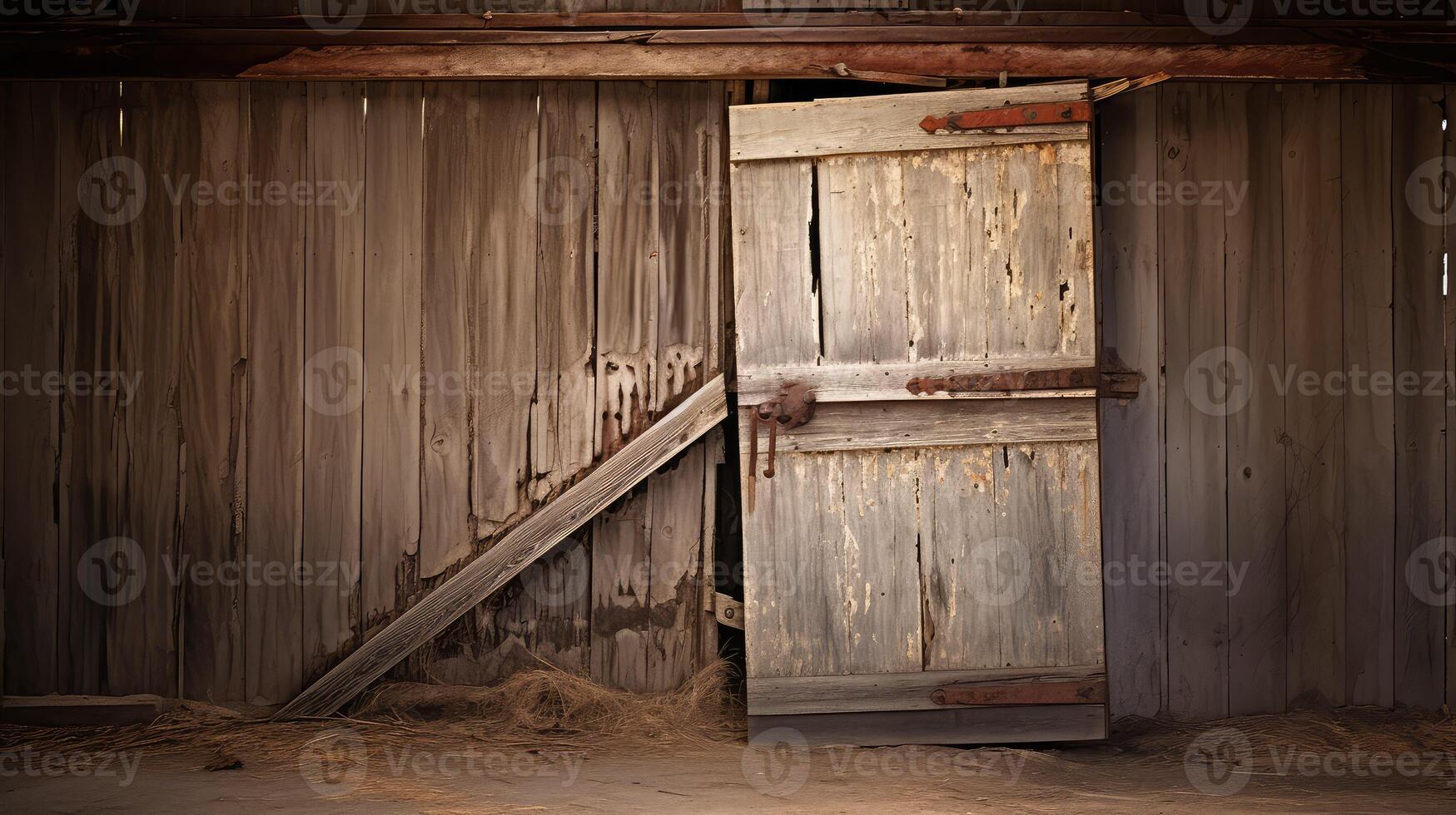 paint open barn door photo
