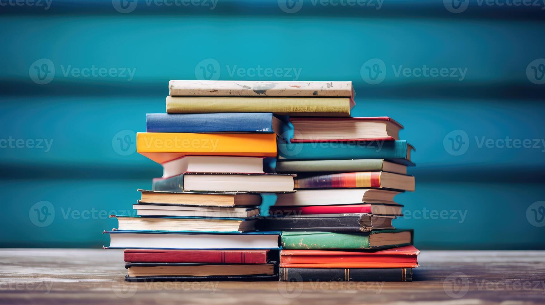 colorful stack of data photo