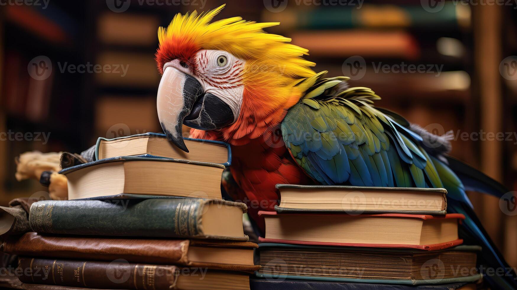 colorful birds book photo