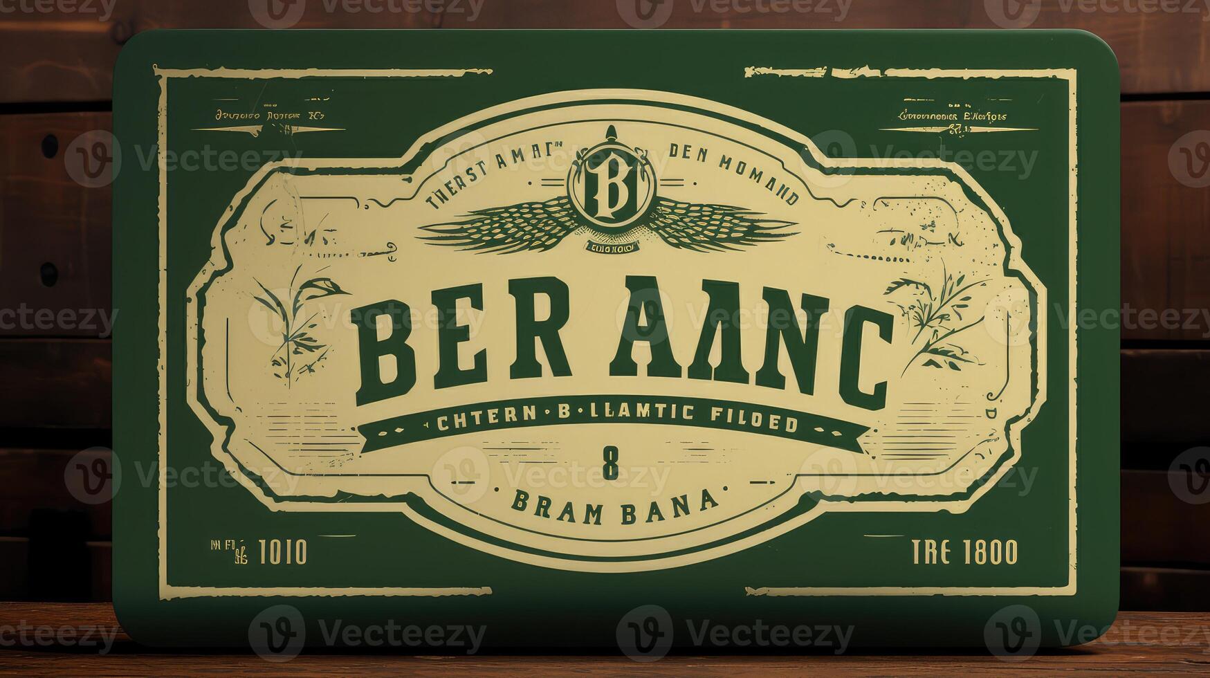 brewery vintage beer label photo