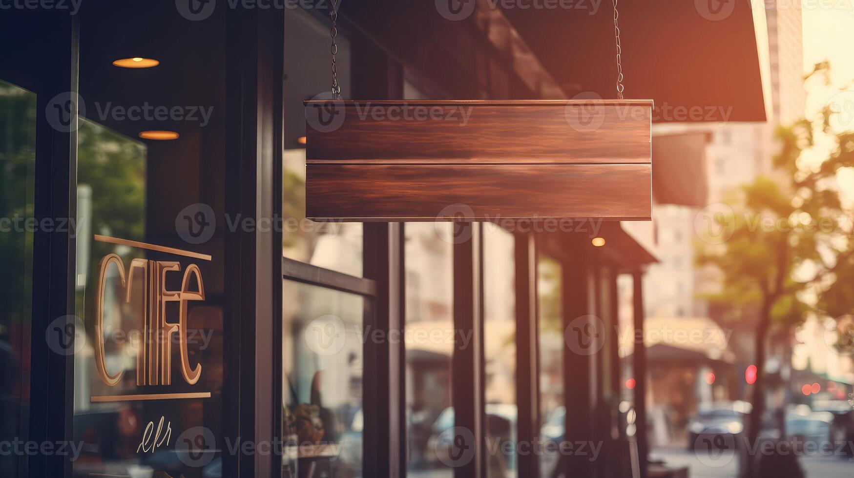 coffee wood sign photo