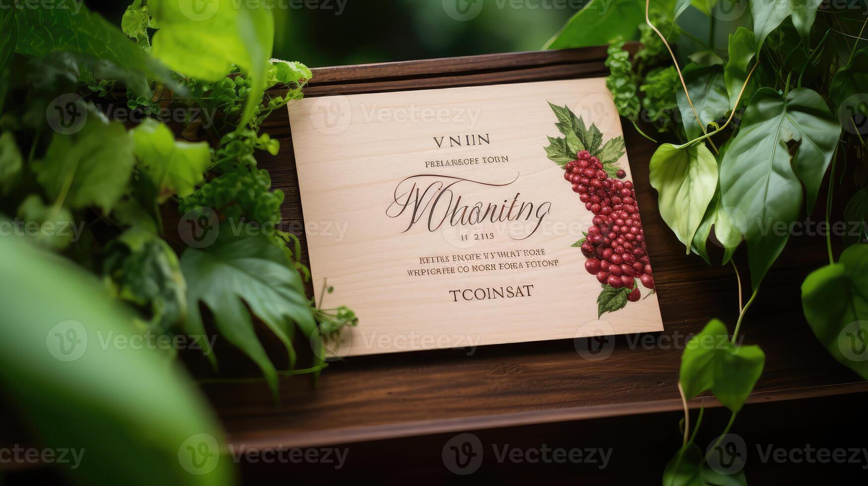 event wine invitation photo