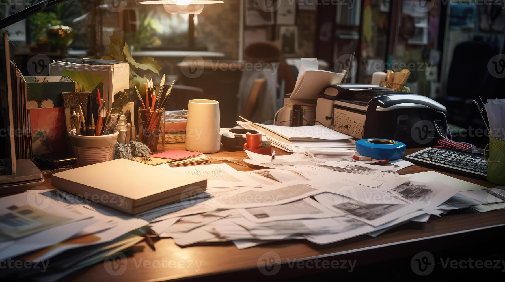 ordenador portátil oficina escritorio cerca arriba foto