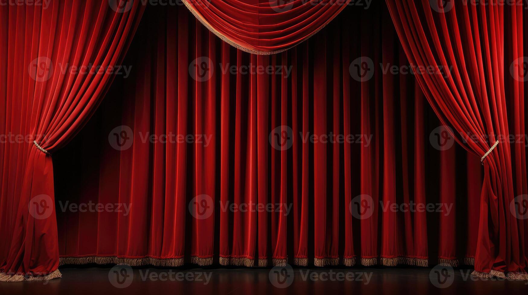curtain background red photo