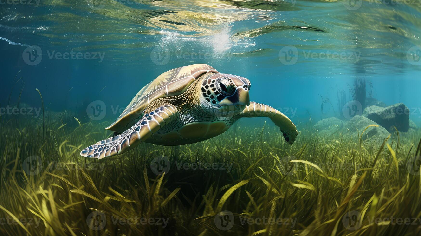 aquatic underwater green photo