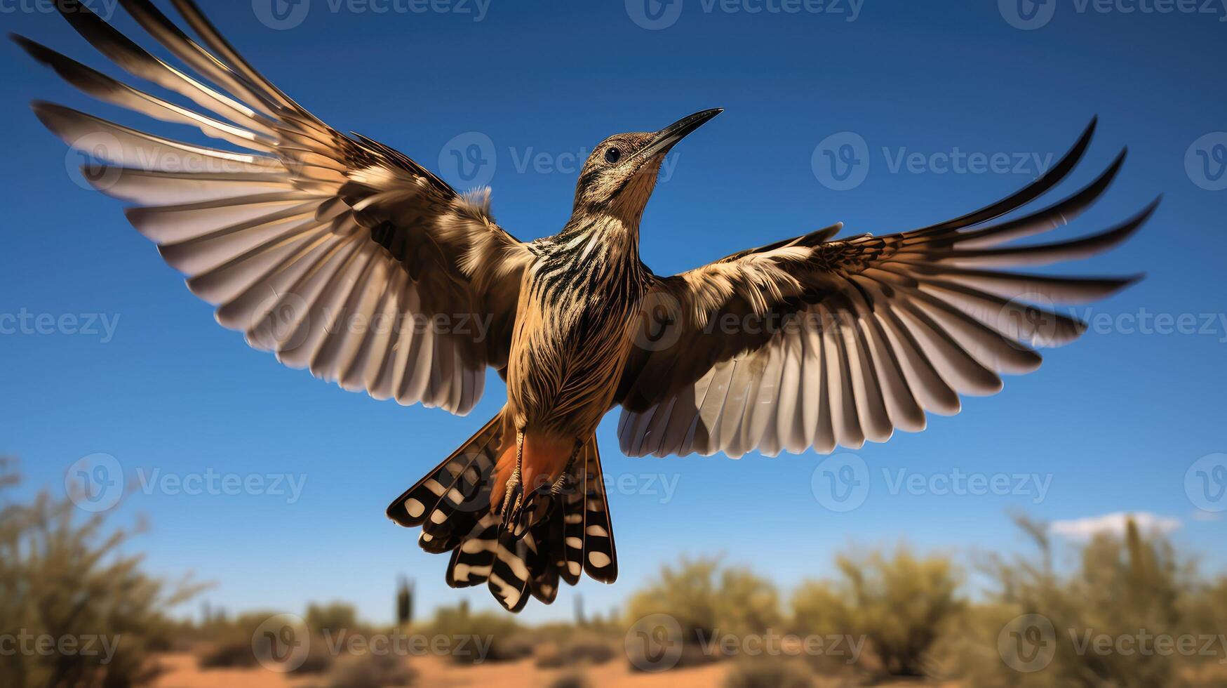 sky road runner bird photo