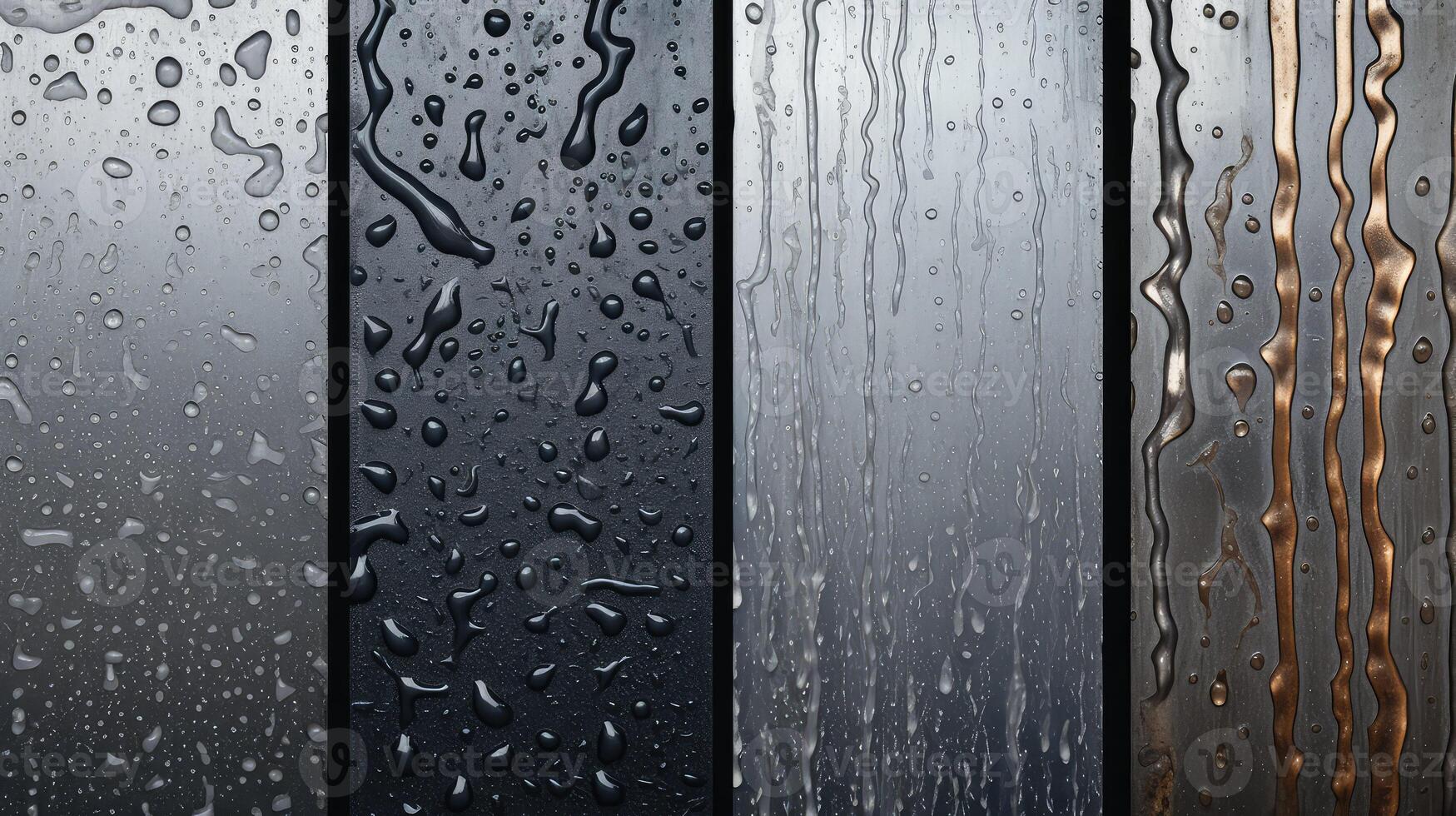 metal rain texture photo