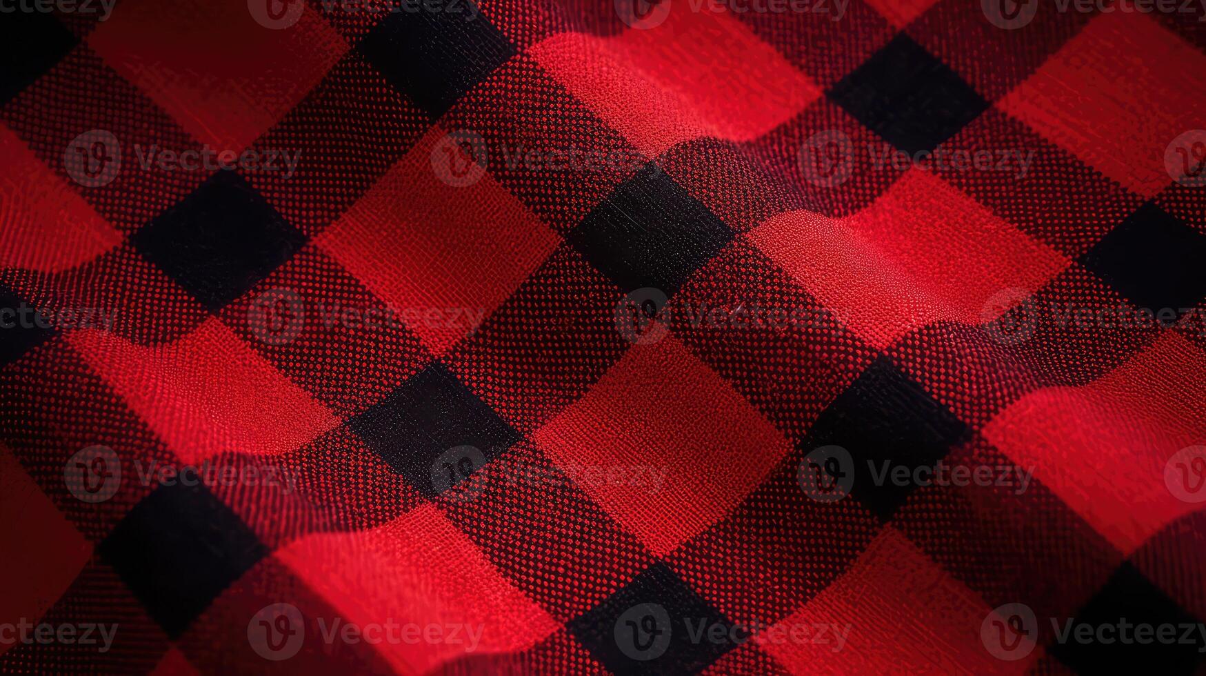 tartan red check pattern photo