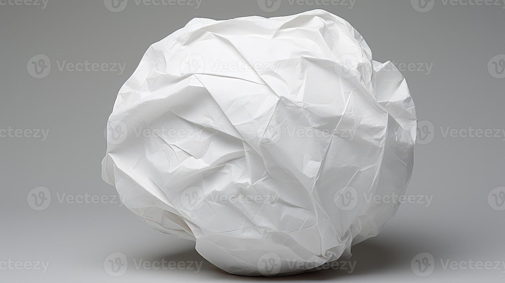 wrinkled white piece of paper photo