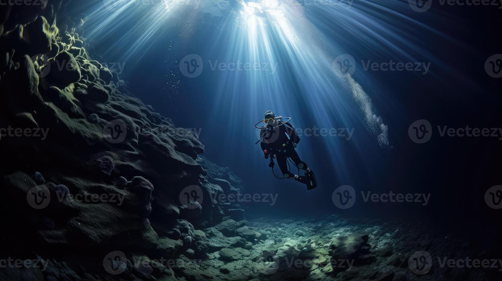 flash under water light photo