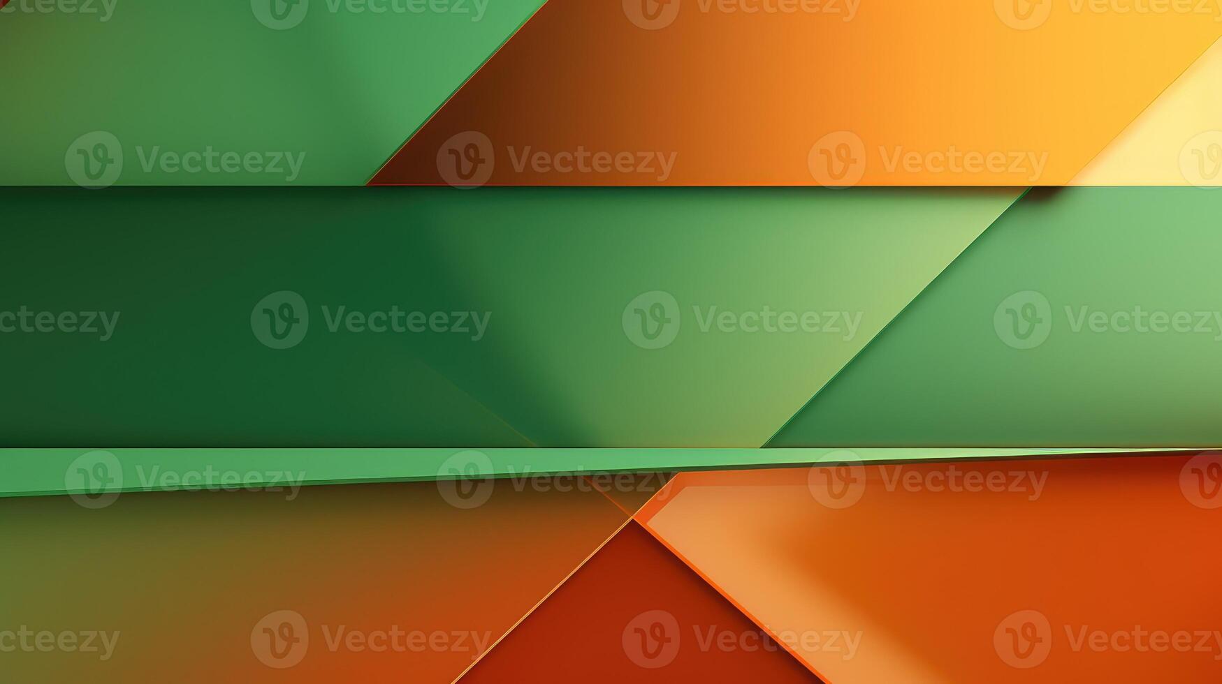 design abstract green and orange background photo
