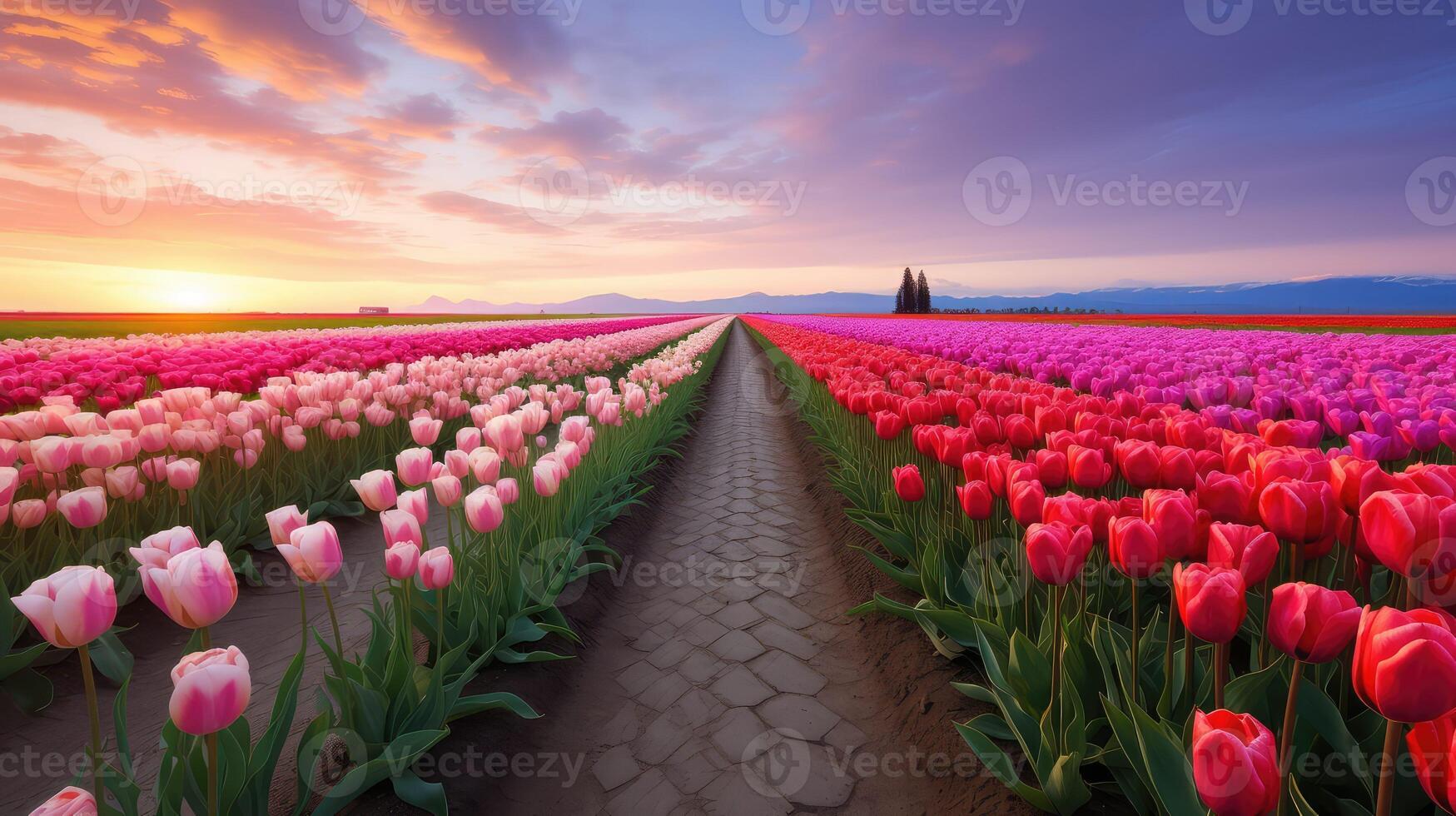 beauty road spring photo