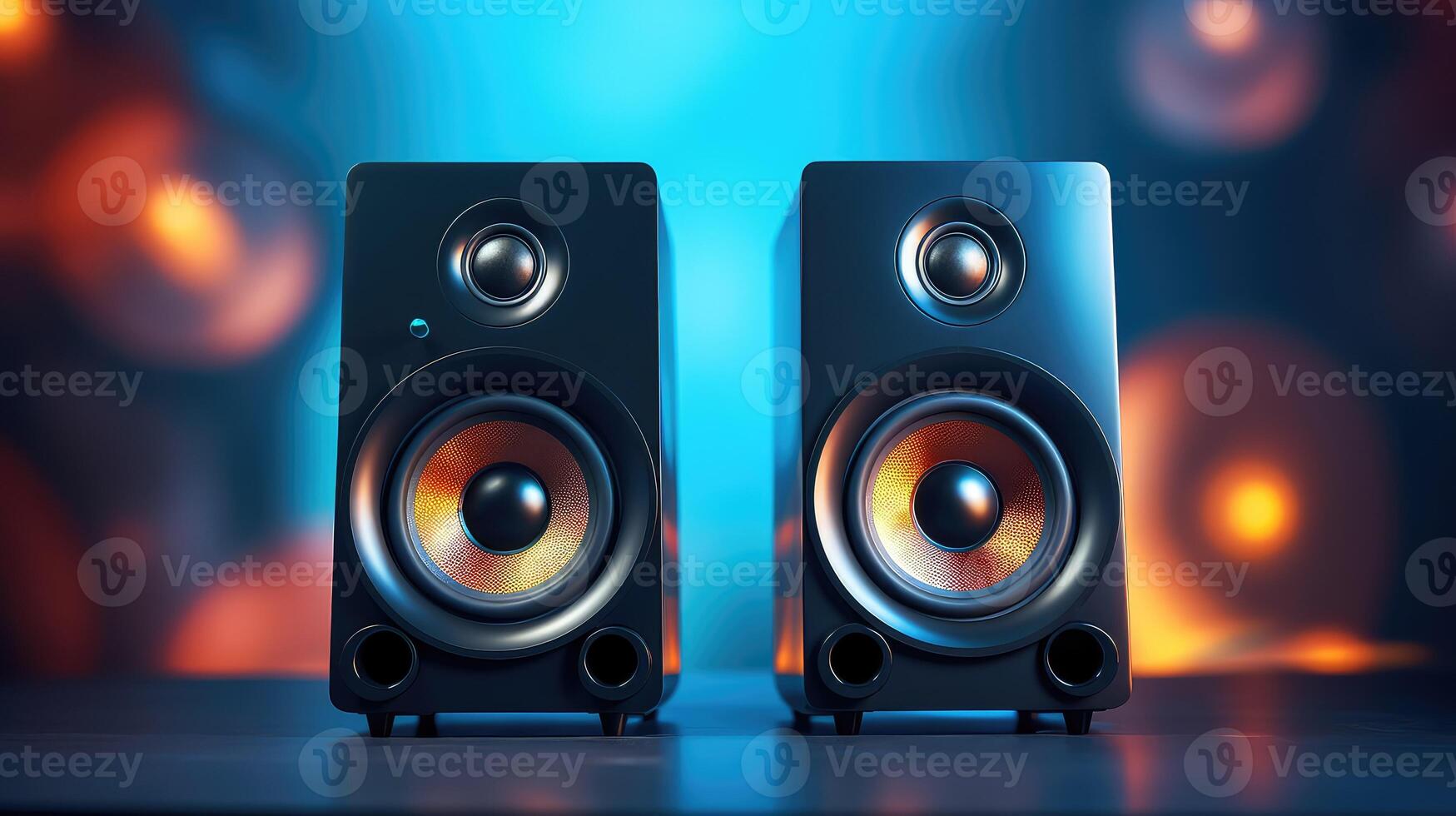 stylish black blue background photo