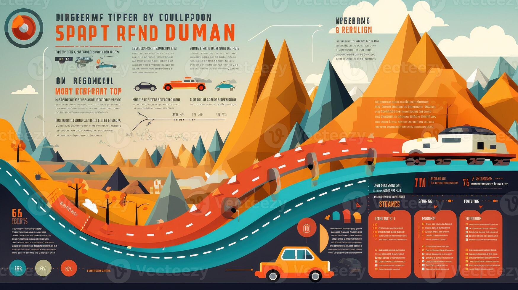 explore road trip infographic photo