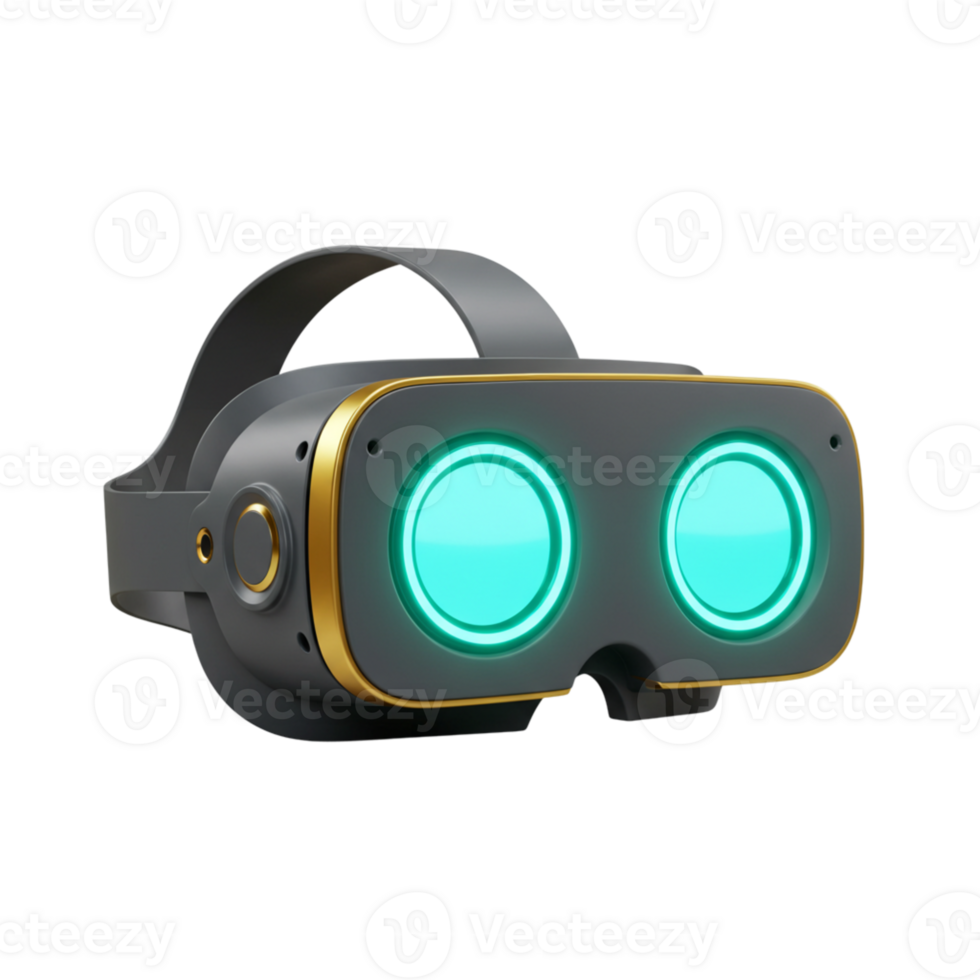 Immersive virtual reality experience innovative technology digital content modern environment close-up view engaging future concepts png