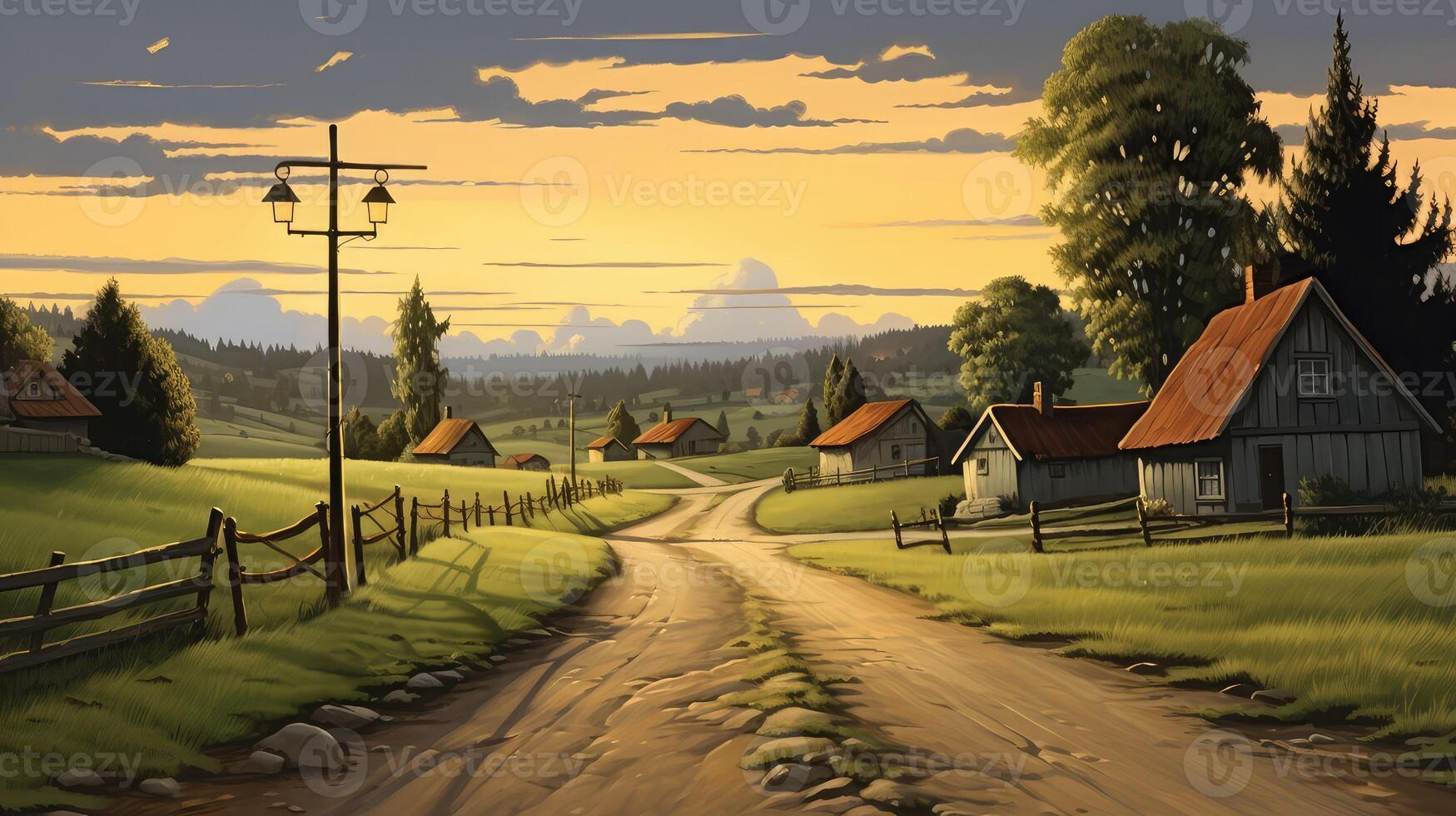 rural simple road photo