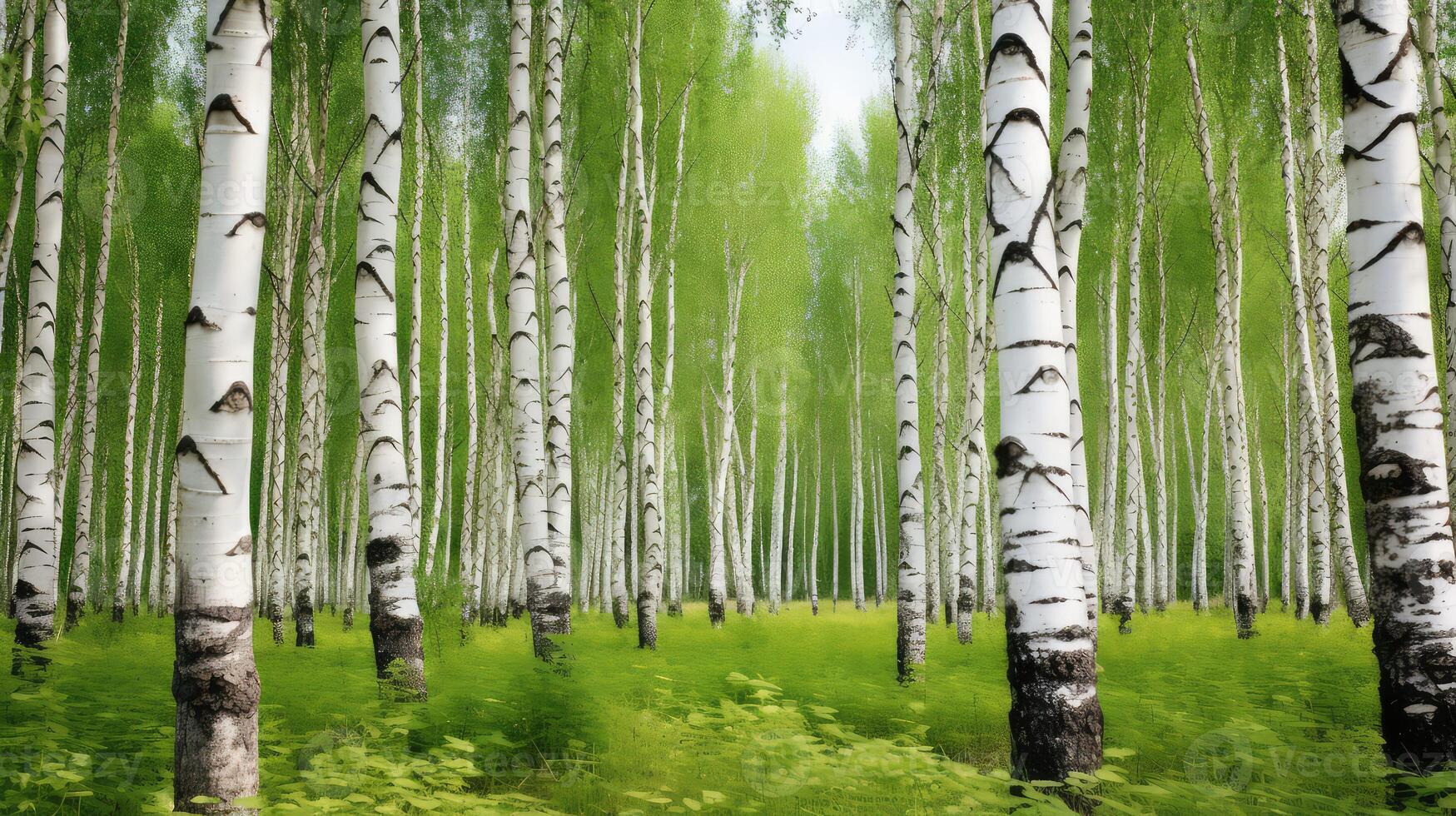 photo birch tree background