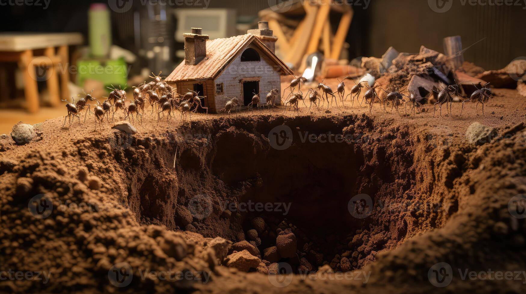 dirt ants house photo