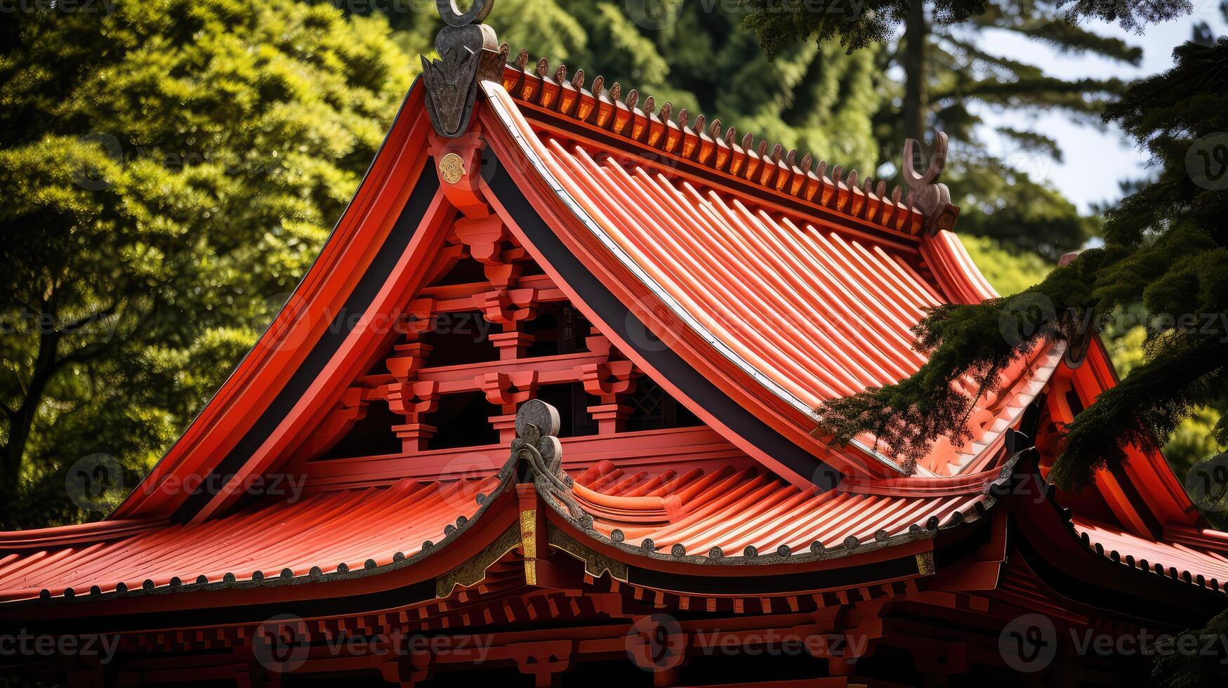 temple triangle red photo