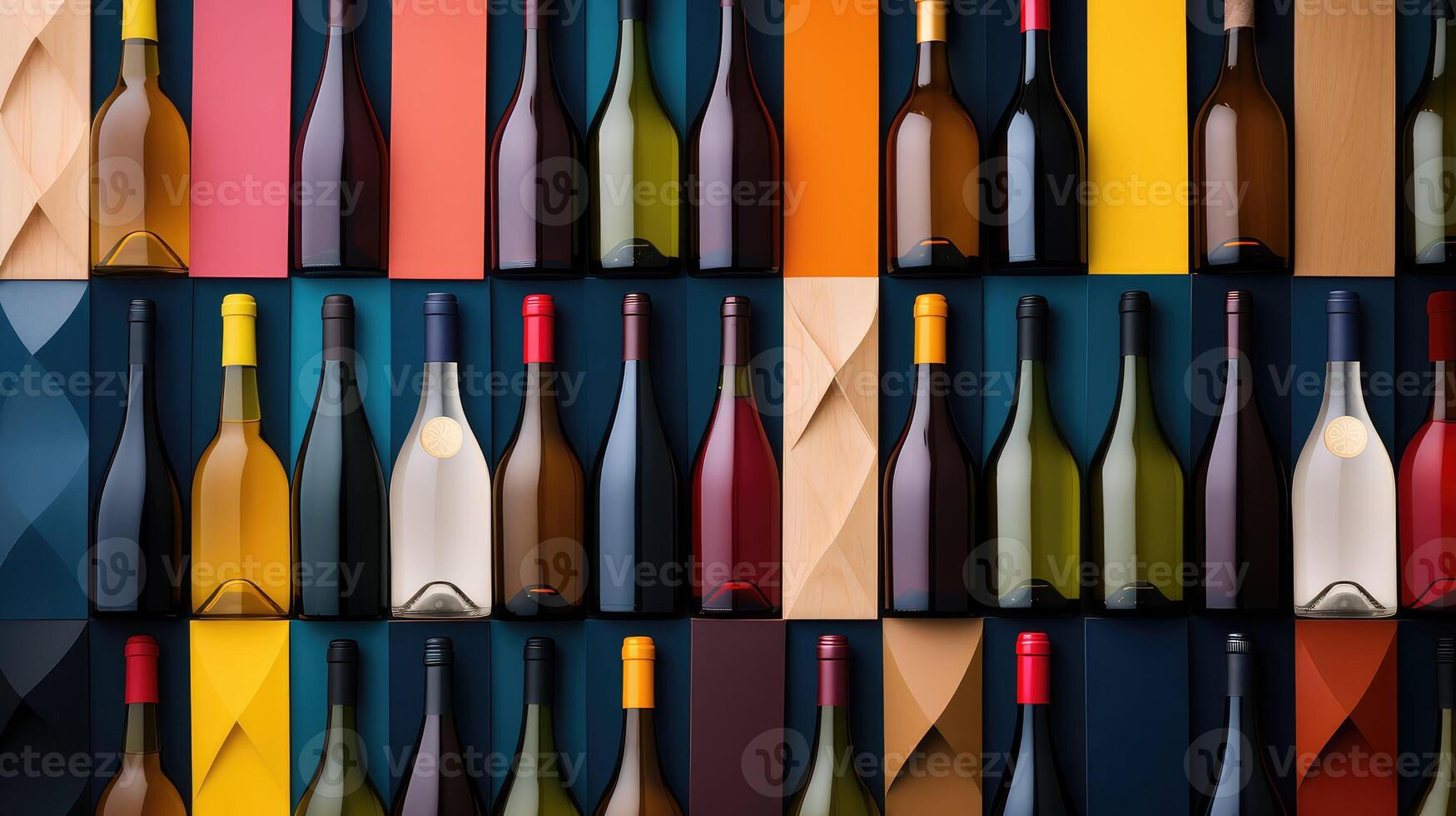 labels wine pattern background photo