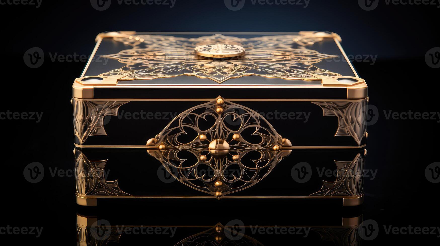glamorous perfume box photo