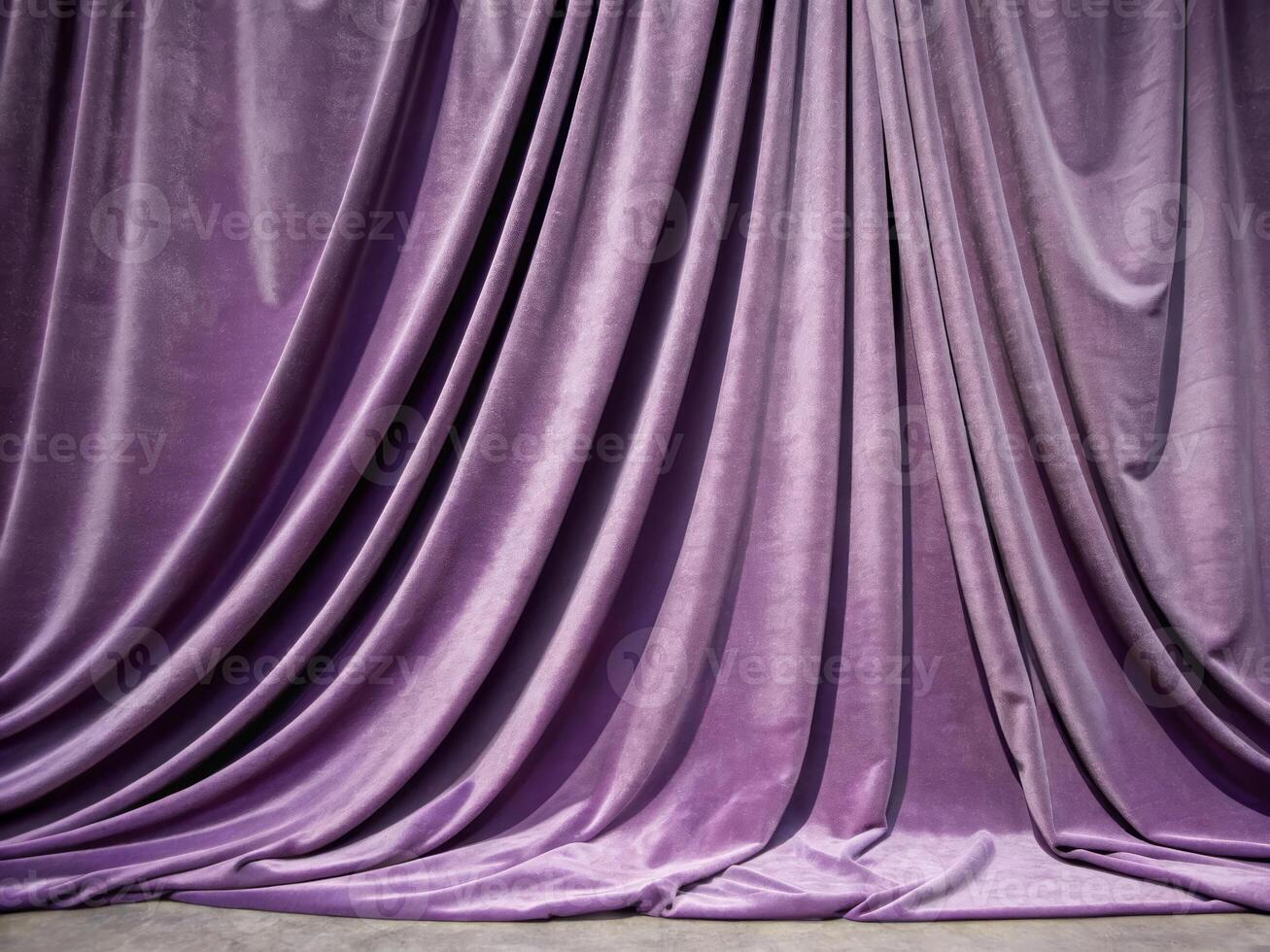 Elegant purple silk drapes with pillow accents in a luxurious setting interior design inspiration soft textiles photo