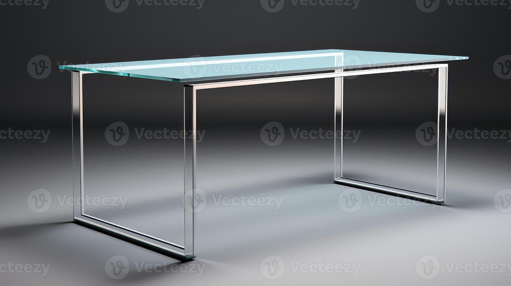 minimalist table front view photo