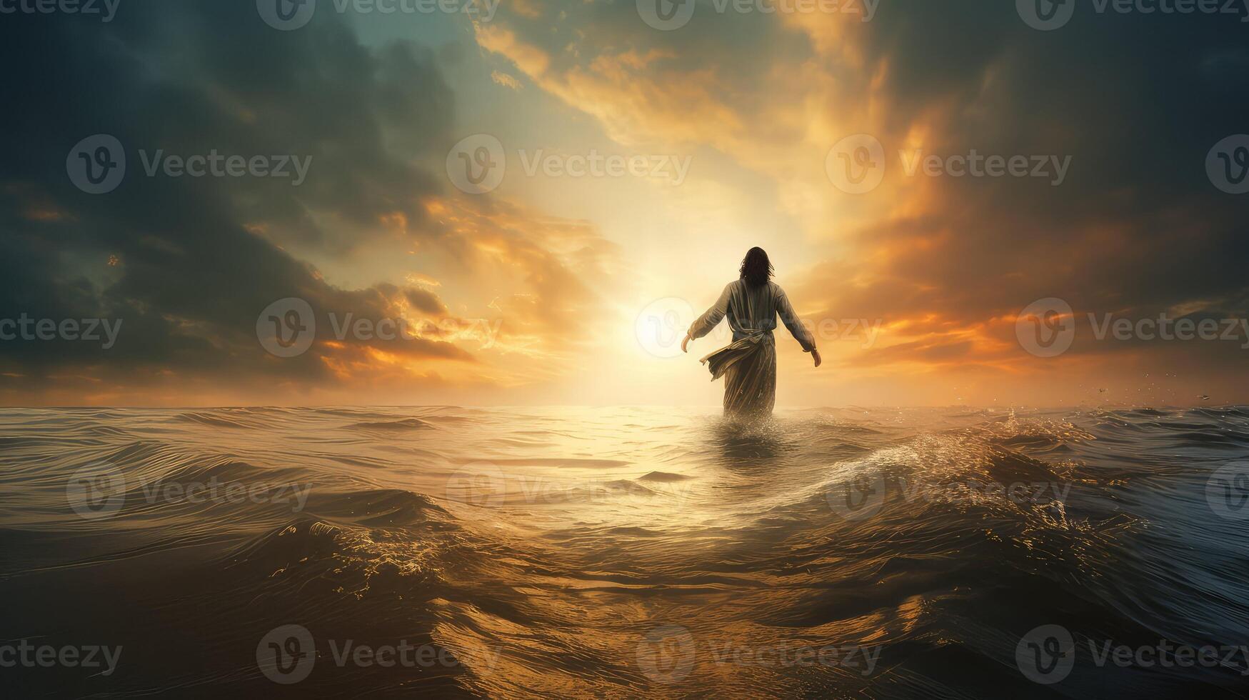 power peter walking on water photo