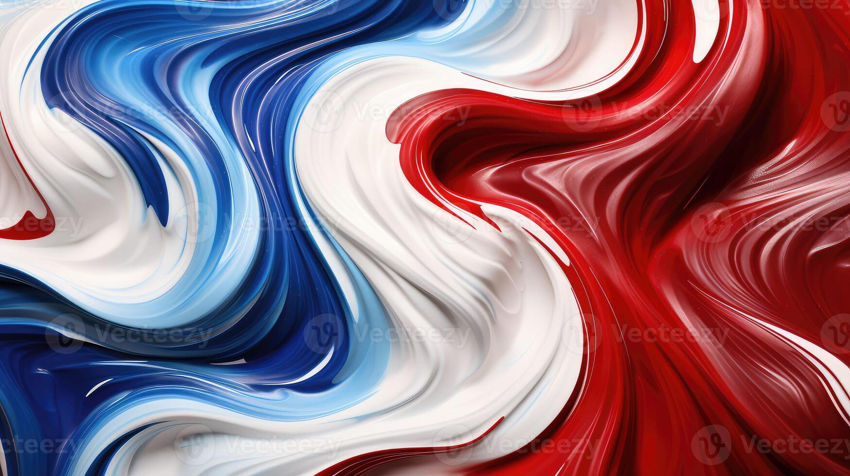 vibrant swirl red white blue photo