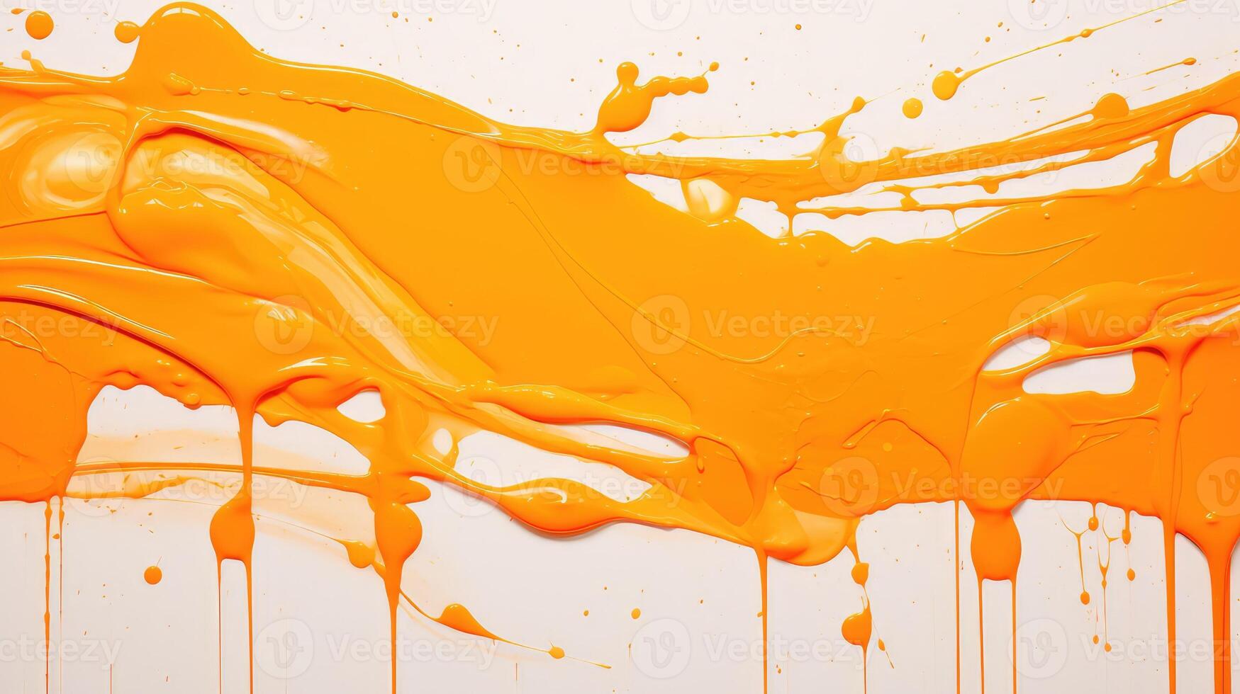 vibrant orange drip photo