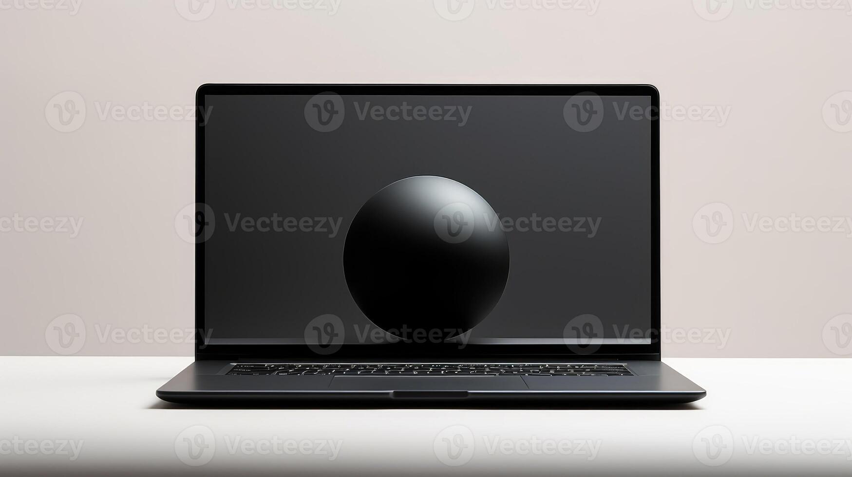 sleek black ball photo