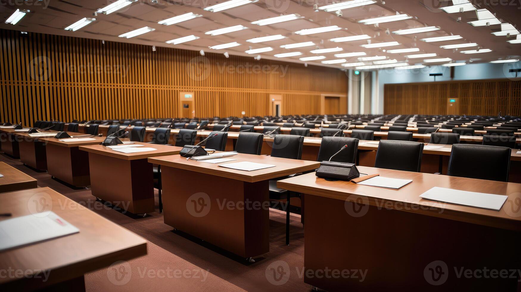pen rows of desks photo