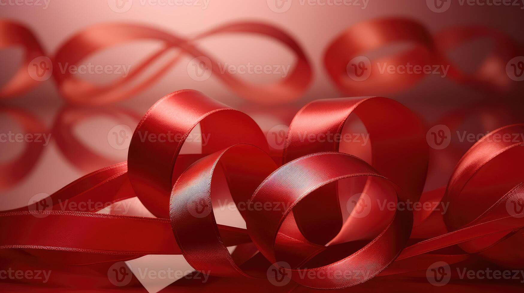 design ribbon curl red photo