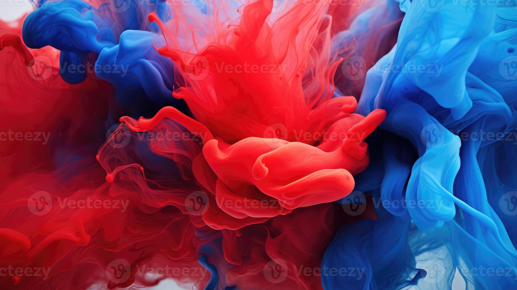 blend red and blue splash photo