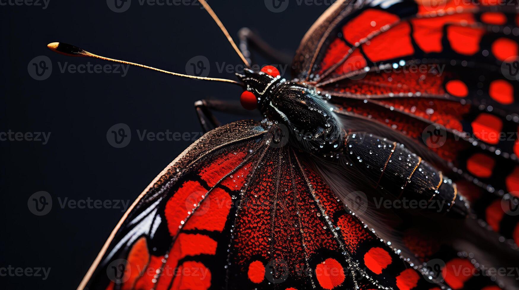 wings red admiral butterfly photo