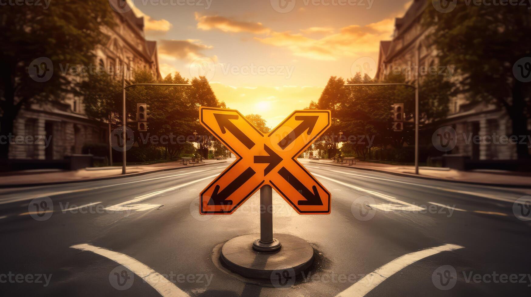 drivers road sign turning point photo
