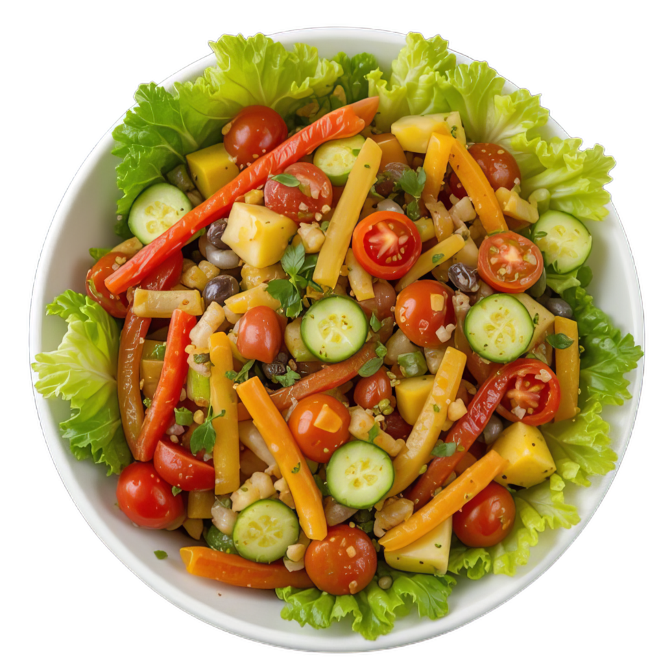 Free Transparent of Fresh Vegetable Salad png