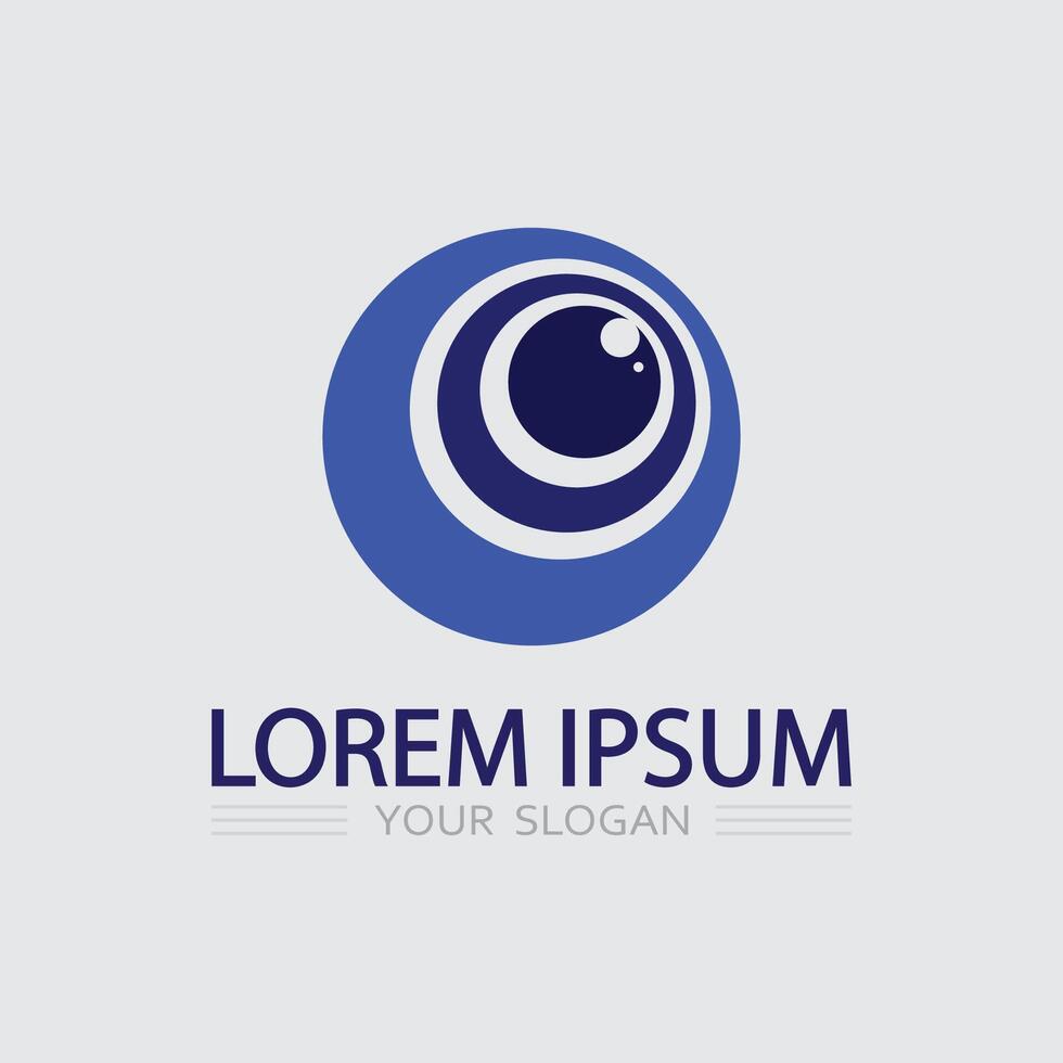 Business icon and logo design graphic O ring vector