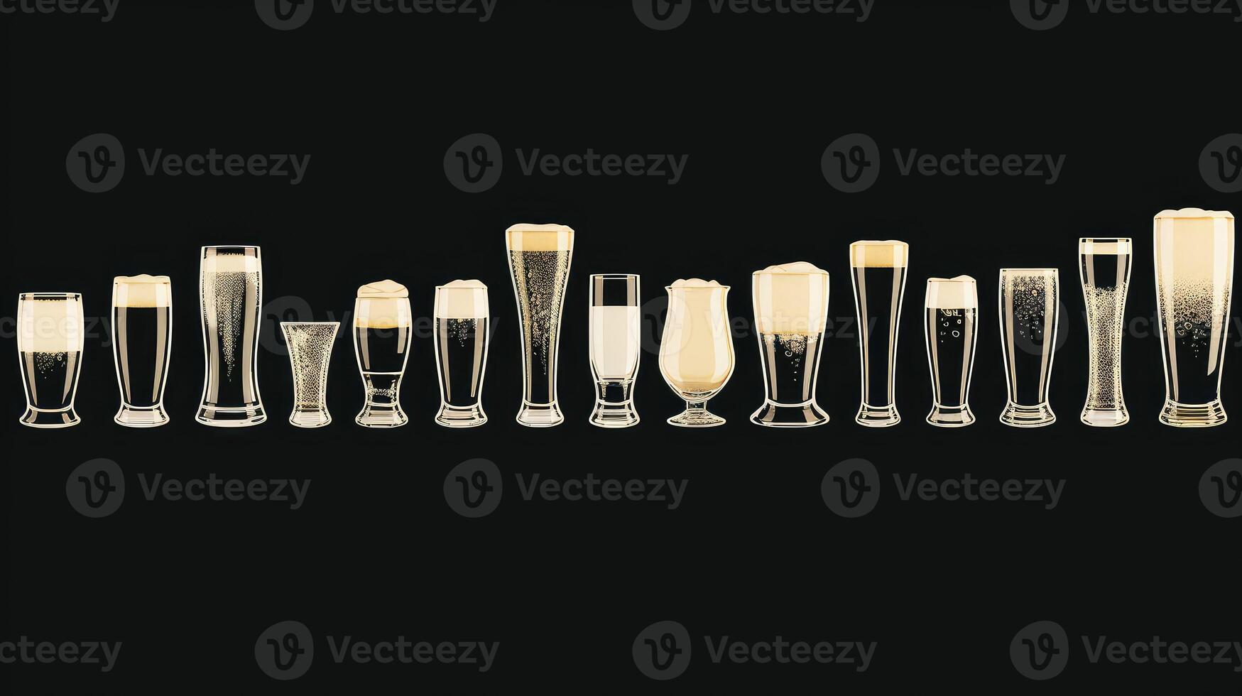 minimalist beer line drawing photo
