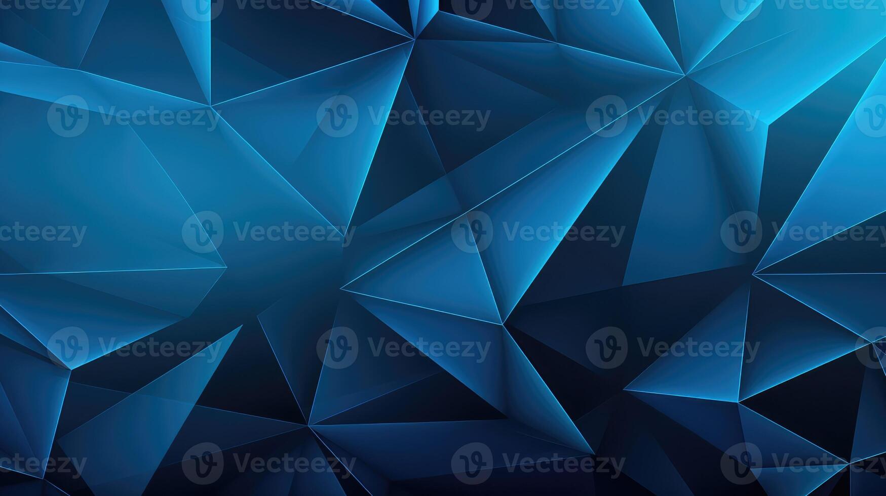 triangles blue geometric background photo