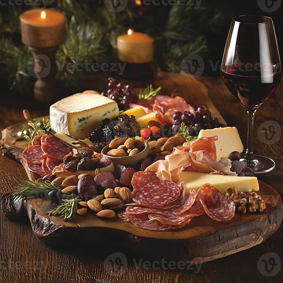 A wooden cutting board photo