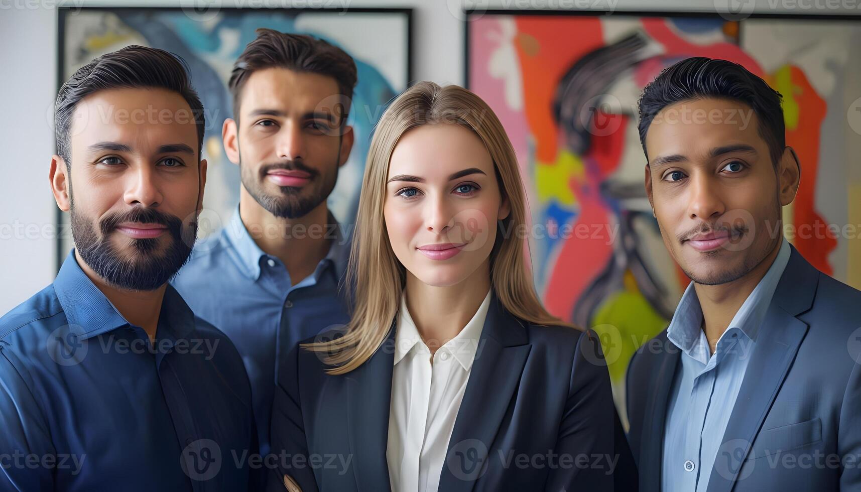 A group of business people standing together photo