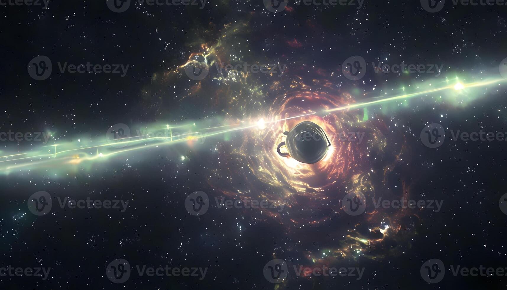 An image of a black hole in space photo